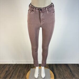 ❤️KanCan High Rise Super Skinny Jeans Dusty Rose Mauve Pink Stretch Ankle 26